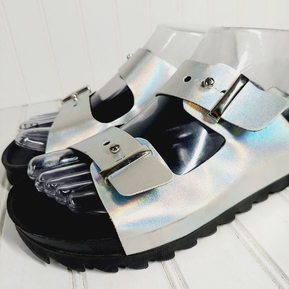 Steve Madden Buckle Slide Sandal - Picture 6 of 11